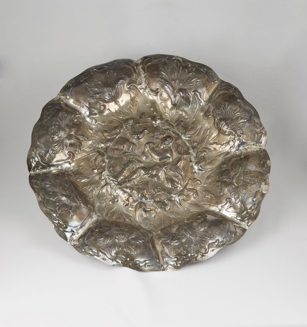 Zilveren avondmaalschotel - ca. 1650-1695
