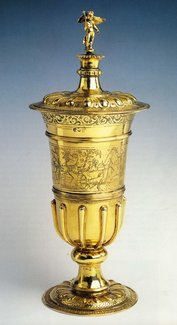 Gildebeker van het Wijnkopersgilde