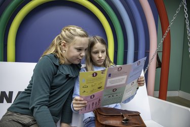 Kinderen in het museum